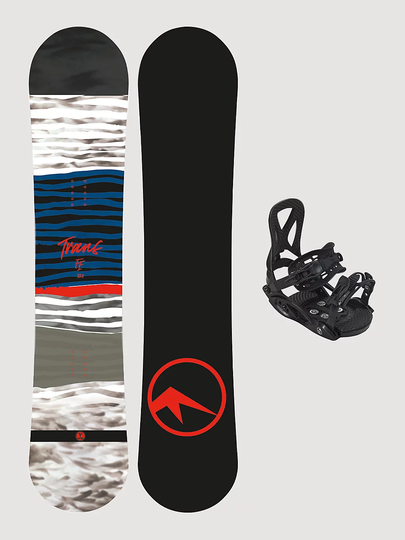 TRANS Fe 130 + Pure M Snowboard Set kuviotu