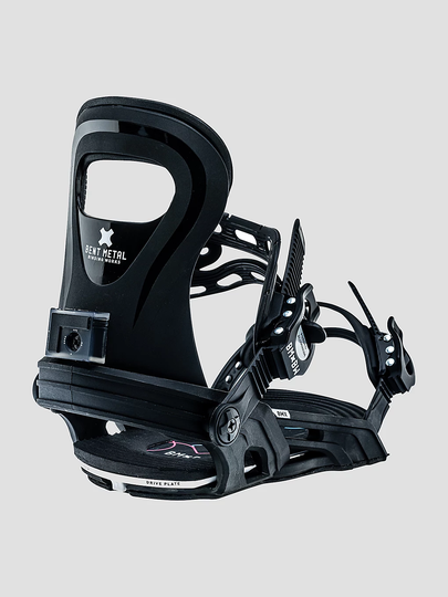 Bent Metal Bmx 2023 Snowboard Bindings musta