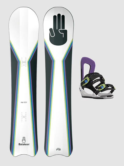 Bataleon Camel Toe 153 + CT M 2023 Snowboard Set kuviotu