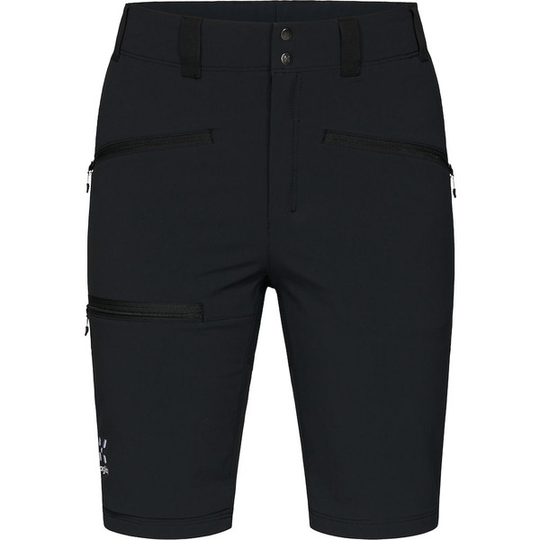 Haglöfs Mid Slim Shorts Women - True Black - Naiset - 36 - Partioaitta
