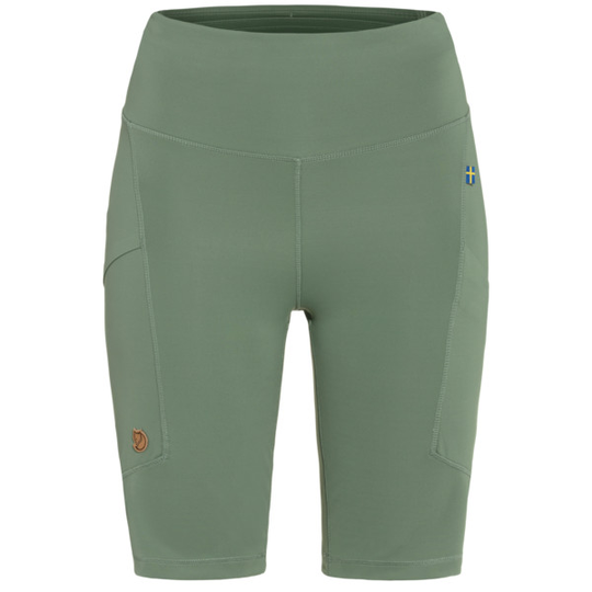 Fjällräven Abisko Short Tights W - Patina Green - Naiset - L - Partioaitta