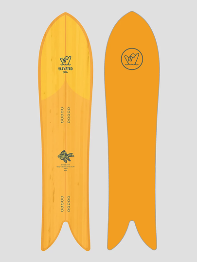 Elevated Surf Craft Goldfish 4'10 / 147 2023 Snowboard keltainen