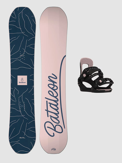 Bataleon Spirit 146 + Spirit M 2023 Snowboard Set kuviotu