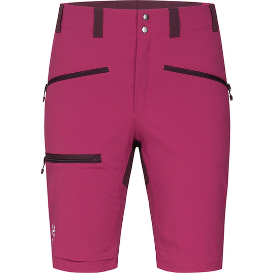 Haglöfs Mid Slim Shorts Women - Deep Pink/aubergine - Naiset - 38 - Partioaitta