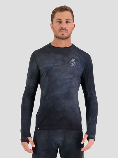 Mons Royale Merino Cascade Flex 200 Base Layer Top musta