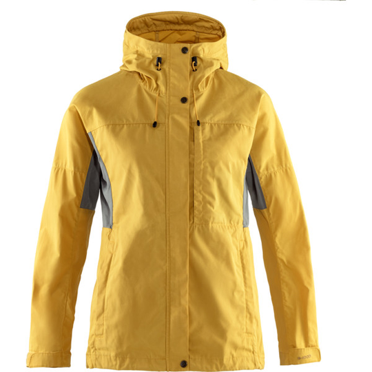 Fjällräven Kaipak Jacket W - Ochre-super Grey - Naiset - S - Partioaitta