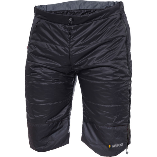 Warmpeace Rond Shorts - Black/dark Grey - Miehet - M - Partioaitta