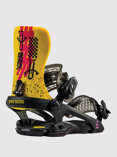 Rome 390 Boss 2023 Snowboard Bindings keltainen