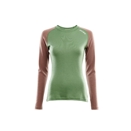 Aclima WW Crew Neck W naisten aluspaita, DillCognac