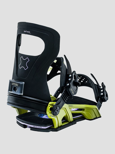 Bent Metal Logic 2023 Snowboard Bindings vihreä