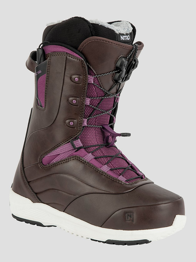 Nitro Crown TLS 2023 Snowboard Boots ruskea