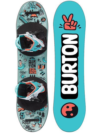 Burton After School Special 90 2023 Snowboard Set sininen