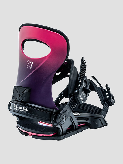 Bent Metal Forte 2023 Snowboard Bindings musta