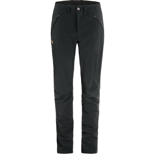 Fjällräven Abisko Trail Stretch Trousers W - Black - Naiset - 34/R - Partioaitta