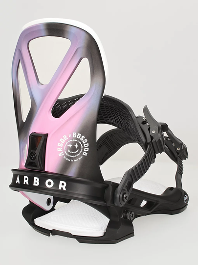 Arbor Hemlock 2023 Snowboard Bindings violet