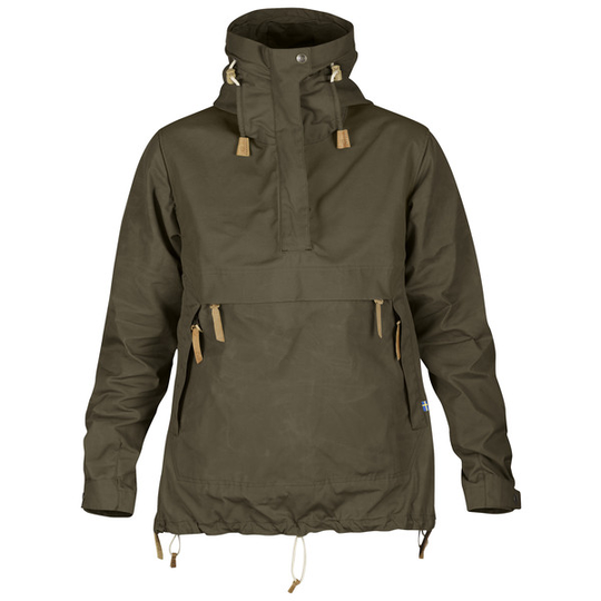 Fjällräven Anorak No. 8 W - Dark Olive - Naiset - L - Partioaitta