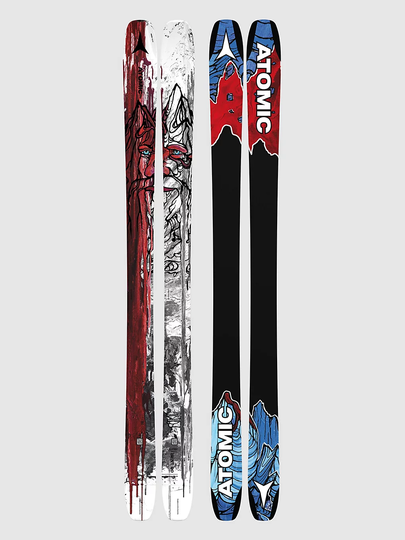 Atomic Bent 90 2024 Skis punainen