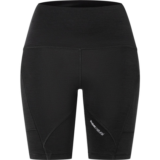 Supernatural W Alpine Active Short - Jet Black - Naiset - XS - Partioaitta