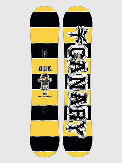 Canary Cartel TNT ODK Ltd 151 2023 Snowboard keltainen