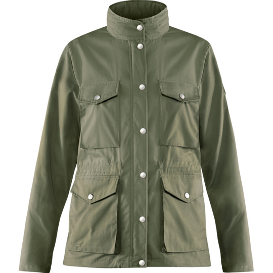 Fjällräven Räven Lite Jacket W - Green - Naiset - L - Partioaitta