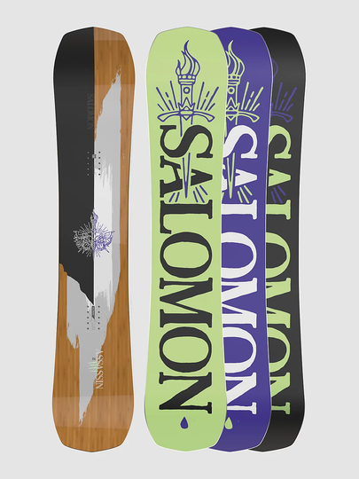 Salomon Assassin 163W 2023 Snowboard ruskea