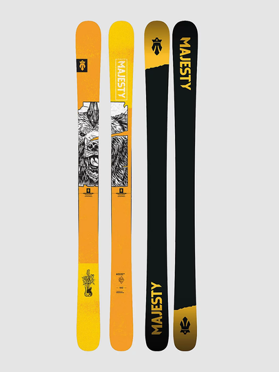 Majesty Dirty Bear XL 105mm 174 2023 Skis keltainen
