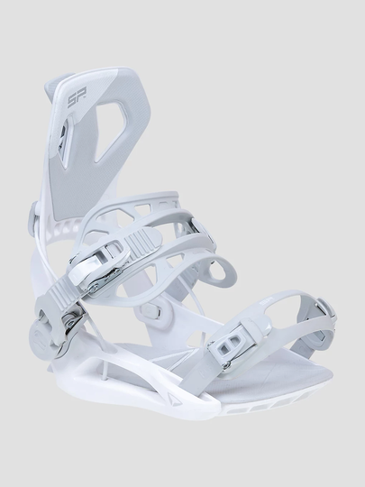 SP Private Snowboard Bindings valkoinen