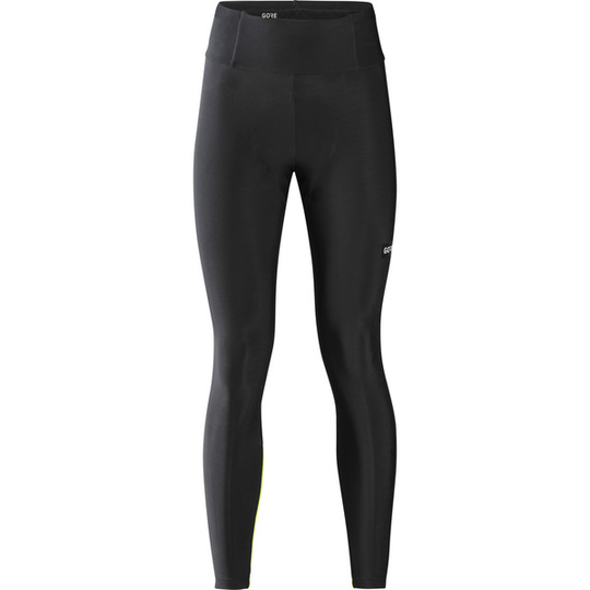 Gore Wear Gore Wear Progress Thermo Tights + Ladies - Black/neon Yellow - Naiset - 34 - Partioaitta