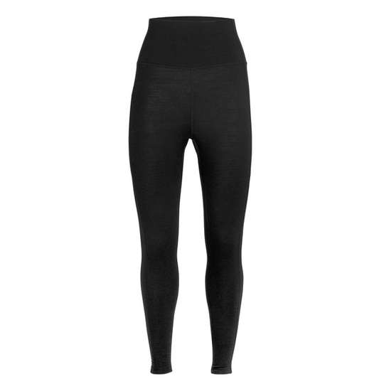 Icebreaker W Fastray High Rise Tights - Black - Naiset - L - Partioaitta