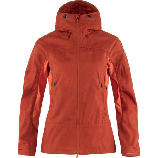 Fjällräven Abisko Lite Trekking Jacket W - Cabin Red-rowan Red - Naiset - L - Partioaitta