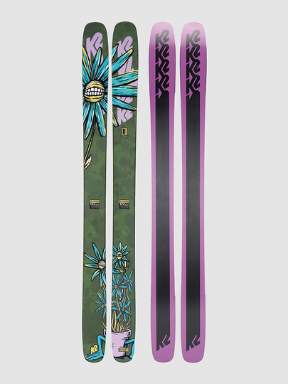 K2 Reckoner 122mm 184 2023 Skis vihreä