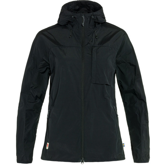 Fjällräven High Coast Wind Jacket W - Black - Naiset - L - Partioaitta