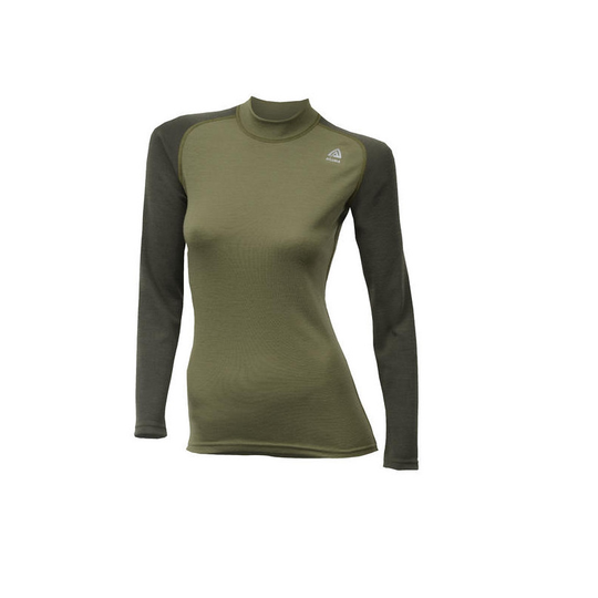 Aclima WW Crew Neck naisten aluspaita oliivi