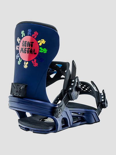 Bent Metal Axtion 2023 Snowboard Bindings sininen