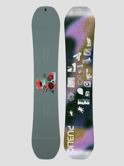 Public Mathes Display 156 Flat To Gradual 2023 Snowboard kuviotu