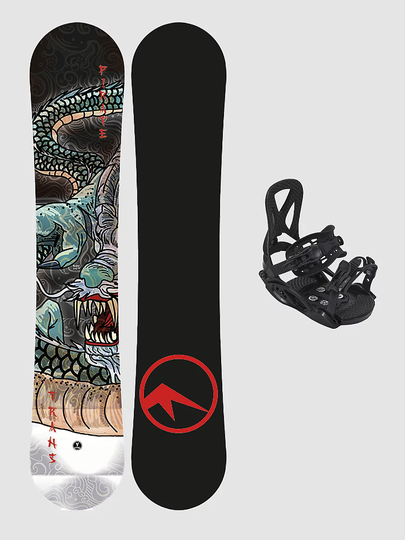 TRANS Pirate 110 + Pure M Snowboard Set kuviotu