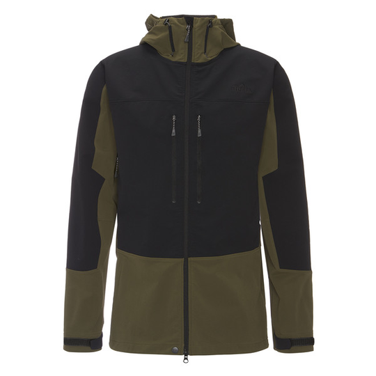 Tierra Ace Hood Jacket M - Olive Night - Miehet - S - Partioaitta