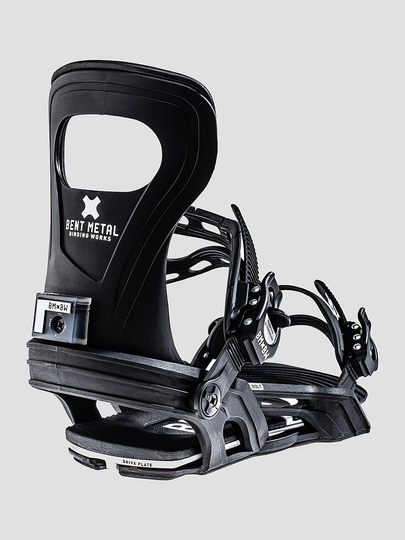 Bent Metal Bolt 2023 Snowboard Bindings musta