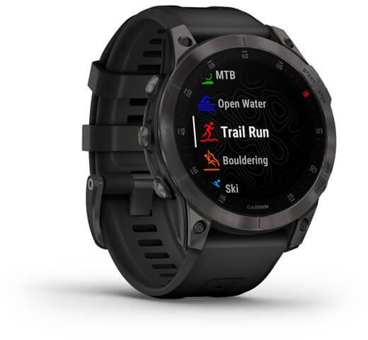 Garmin Epix Sapphire Musta-titaani
