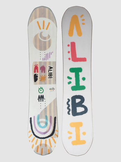 Alibi Snowboards Recess 154 2023 Snowboard kuviotu