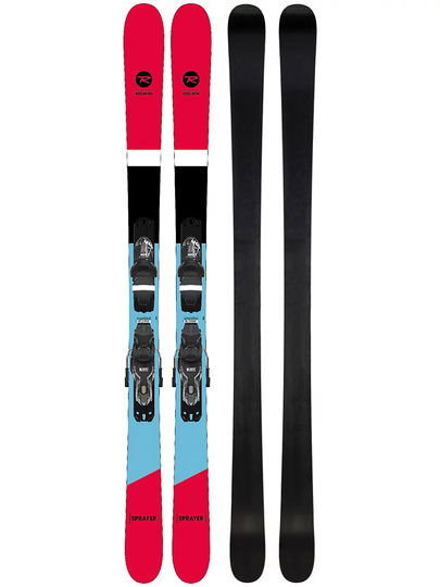 Rossignol Sprayer 80mm 158 + Xpress 10 GW RTL 2023 Ski Set kuviotu